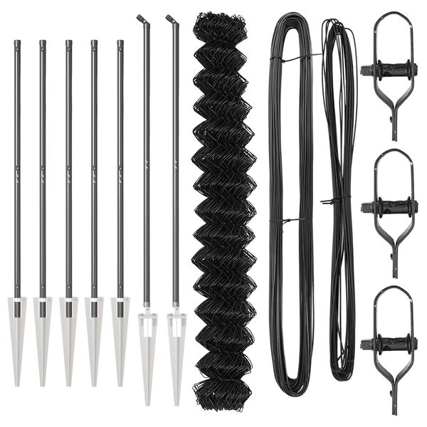 vidaXL Aiapost Hall 10 x 1,5 m (40 x 40 mm mesh) Terased ja PVC