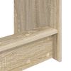 vidaXL Voodi Laua Sonoma tamm 100 x 45 x 75 cm Tehispuit