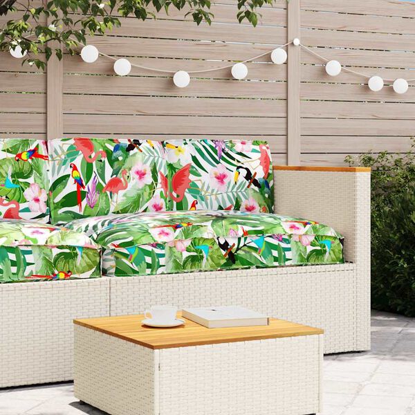 vidaXL Padjakomplekt Lilled 3 pcs Mitmev&auml;rviline Oxfordi kangas