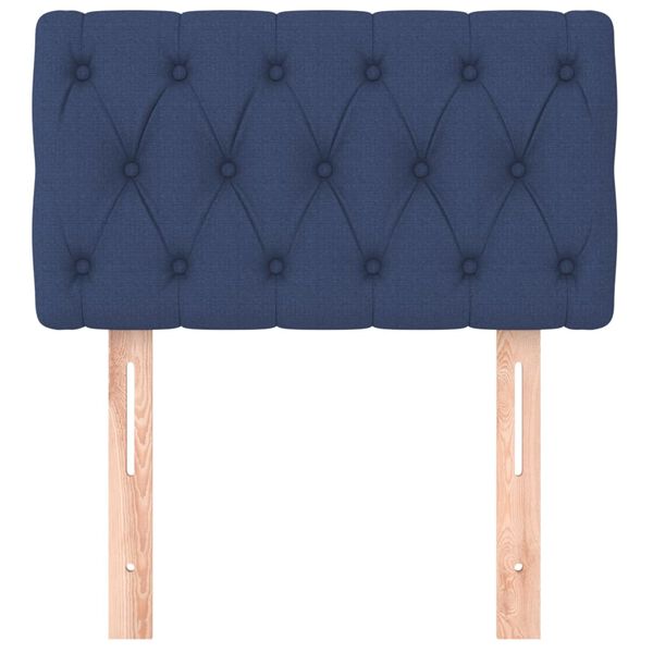 vidaXL voodipeats, sinine, 80x7x78/88 cm, kangas