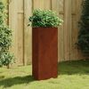 vidaXL aia taimekast, 40 x 34,5 x 75 cm Corten teras