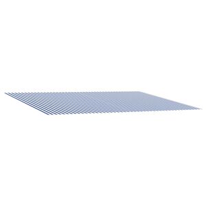 vidaXL Varikatuse asenduskangas Sinine ja Valge 300 x 250 cm Pol&uuml;ester