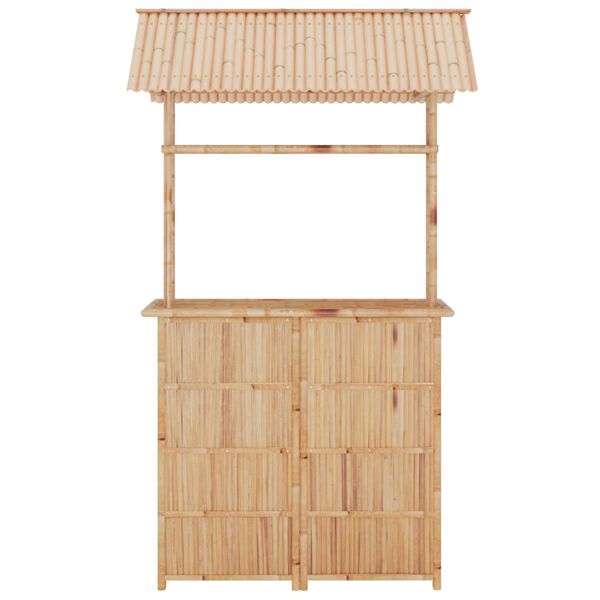 vidaXL 3-osaline baarikomplekt, bambus