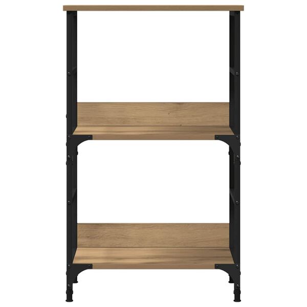 vidaXL raamatukapp Artisan Oak 50x33x82 cm Engineered Wood