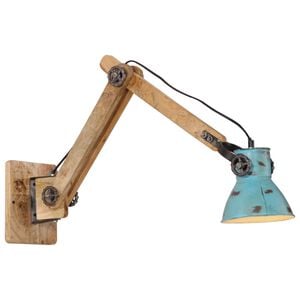 vidaXL seinalamp, 25 W, kulunud sinine, 96x15x20 cm, E27