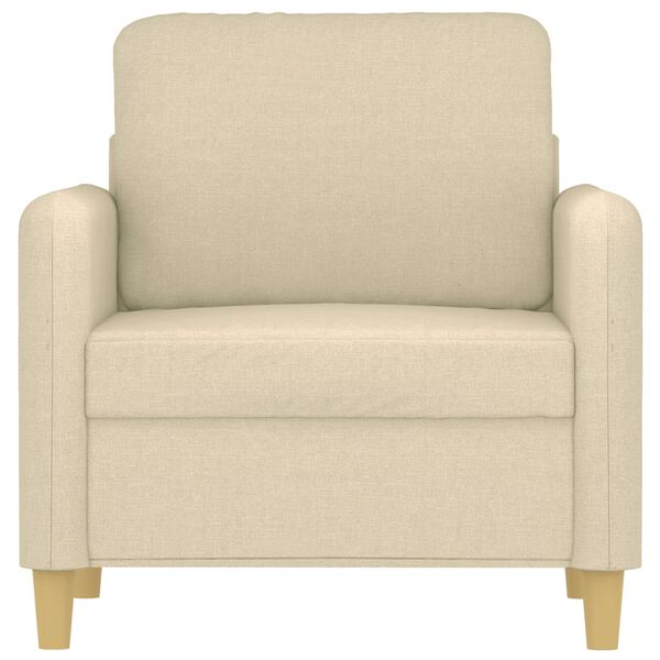 vidaXL tugitool, kreemjas, 60 cm, kangas