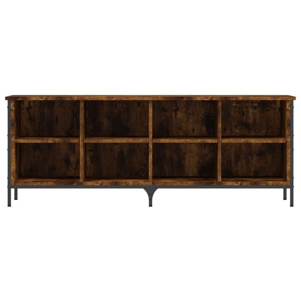 vidaXL jalatsikapp, suitsutatud tamm, 131 x 35 x 50 cm, tehispuit