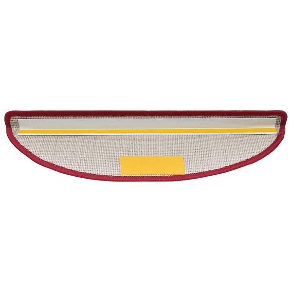 vidaXL trepimatid 30 tk 56 x 17 x 3 cm punased poolringikujulised