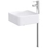 vidaXL Vannitoa pesu kauss Kroom 49 x 37 x 14 cm Metall