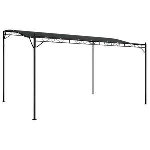 vidaXL varjualune, antratsiithall, 4 x 3 m, 180 g/m&sup2;, kangas ja teras