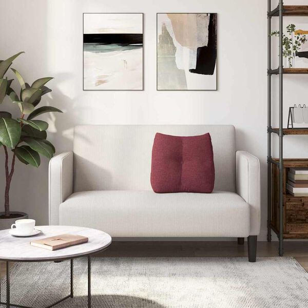 vidaXL Seljatugi padi Veinpunane 45 x 24 x 50 cm kangas