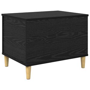 vidaXL &Ouml;&ouml;lambi kapp Must tamm 60 x 44,5 x 45 cm Tehispuit