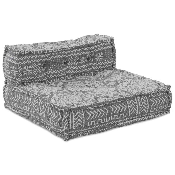 vidaXL Modulaarne diivan 4 pcs Helehall kangas