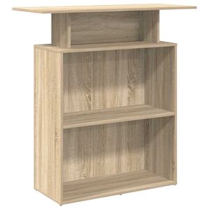 vidaXL vastuv&otilde;tulaud, Sonoma tamm, 100 x 40 x 104 cm, t&ouml;&ouml;deldud puit