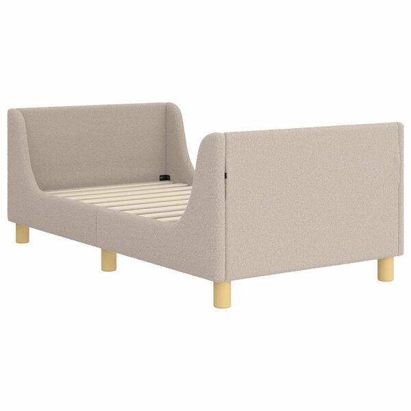 vidaXL Laste voodiraam peatoega Helehall 80 x 160 cm Lammaste riie