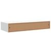 vidaXL sahtlitega seinariiulid, 2 tk, valge, 60x23,5x10 cm MDF