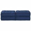 vidaXL Modulaarne diivan 2 pcs Indigo 140 x 70 x 36 cm kangas