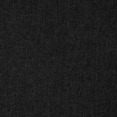vidaXL kokkupandav põrandatool, must, kangas