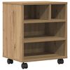 vidaXL Printeri alus k&auml;sit&ouml;&ouml;tamm 41 x 32 x 48 cm Tehispuit