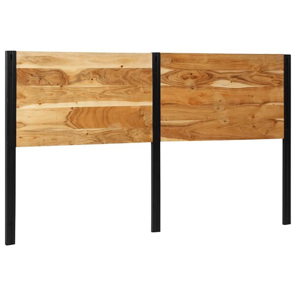 vidaXL voodipeats 180 cm T&auml;ispuidust akaatsia ja raud