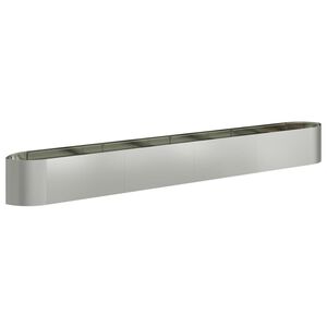 vidaXL T&otilde;stetud Aiapeenar Tsingitud teras 380 x 40 x 40 cm Teras