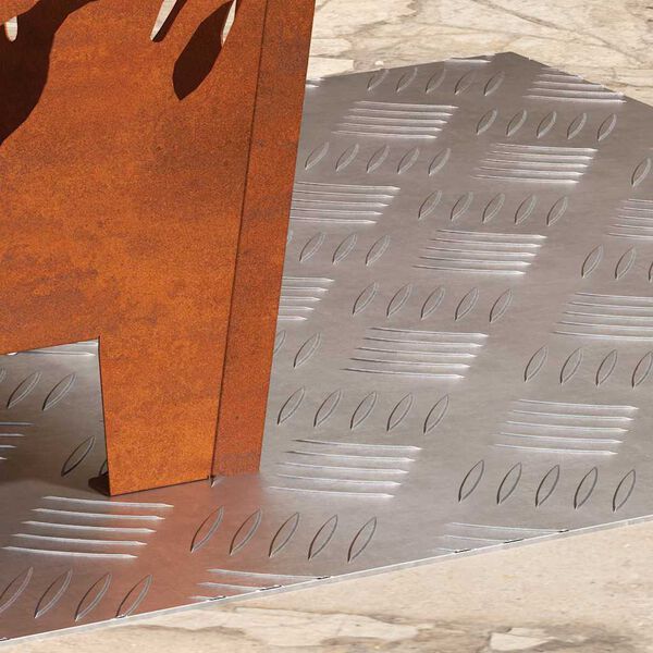 vidaXL Astme katte Kandiline 2 pcs H&otilde;bedane 50 x 50 cm Alumiinium