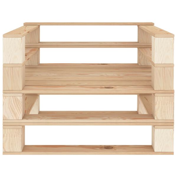 vidaXL 7-osaline aiam&ouml;&ouml;blikomplekt, kaubaalustest, puit