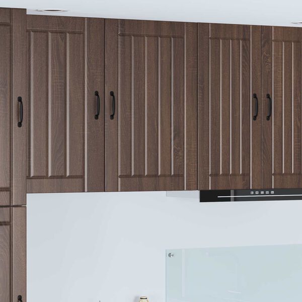 vidaXL K&ouml;&ouml;gikapp Lucca Pruun tamm 50 x 31 x 80 cm Tehispuit