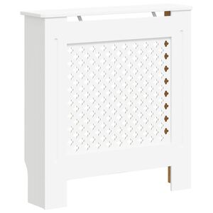 vidaXL MDF radiaatorikate, valge, 78 cm