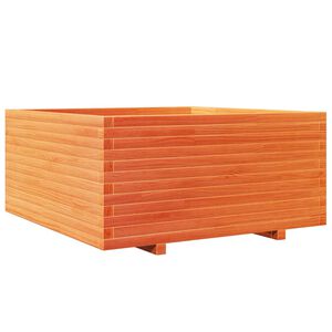 vidaXL aia taimekast, vahapruun, 100x100x49,5 cm, m&auml;nnipuit