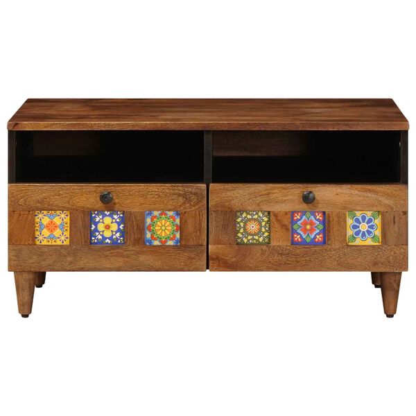 vidaXL Telerikapp sahtliga P&auml;hklipuit 70 x 33 x 46 cm Tugev mango puu