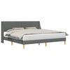 vidaXL Voodi raam peaga Tumehall 183 x 213 cm kangas