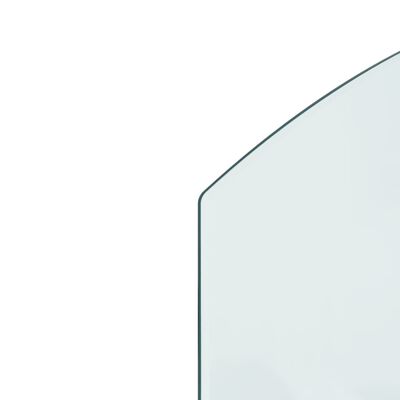vidaXL kaminaesine klaasplaat, 80x50 cm