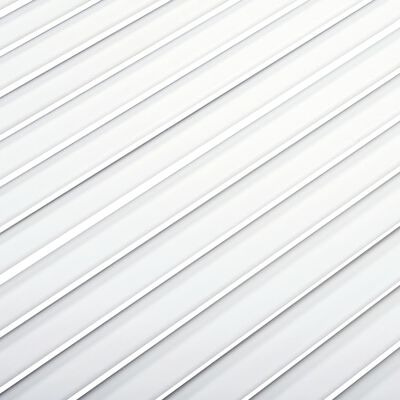 vidaXL kapiuksed, võrega disain 4 tk valge 69x49,4 cm männipuit
