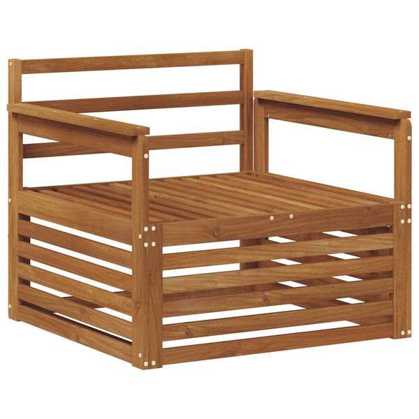 vidaXL 2 T&uuml;kk Diivan k&auml;etugedega Tugev akatsiapuu Neutraalne