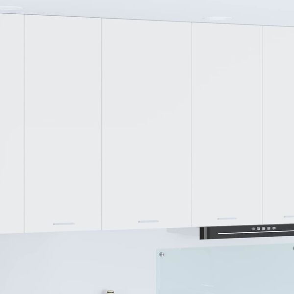 vidaXL Seinakapp ladustamisega uksega Valge 50 x 31 x 100 cm Tehispuit