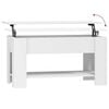 vidaXL kohvilaud, valge, 101x49x52 cm, tehispuit