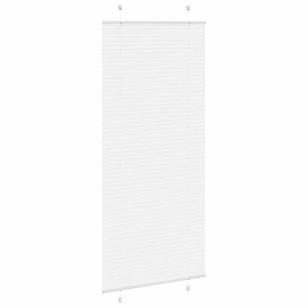 vidaXL plisseeritud ruloo valge 95x200 cm kanga laius 94,4 cm