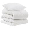 vidaXL Suletekk padjaga 2 pcs Valge Mikrofiiber