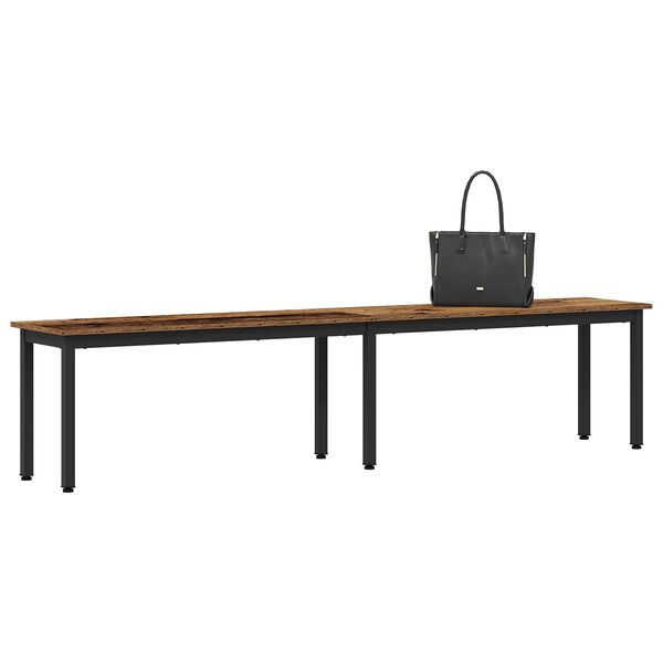 vidaXL pink Vana puit 200 x 35 x 45 cm Tehispuit