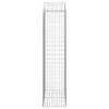vidaXL kaarekujuline gabioonkorv, 100x50x200/220 cm, tsingitud raud
