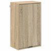 vidaXL Vannitoa kapp Sonoma tamm 39 x 23,5 x 65 cm Tehispuit, Metall