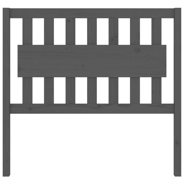 vidaXL voodipeats, hall, 105,5 x 4 x 100 cm, männipuit