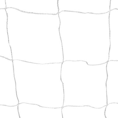 Terasest jalgpallivärav võrguga 240 x 90 x 150 cm