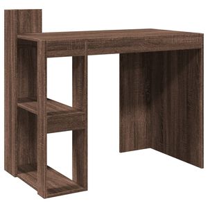 vidaXL kontorilaud, pruun tamm, 103,5x56,5x94 cm, tehispuit
