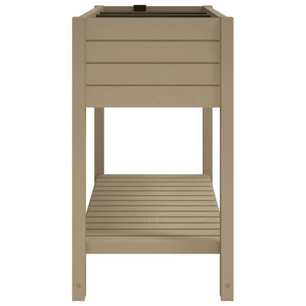 vidaXL kõrgendatud aia taimelava, helepruun, 110 x 45 x 79 cm