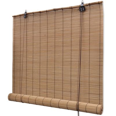 vidaXL ruloo, bambus 140 x 220 cm, pruun