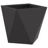 vidaXL Taimekast Must 30 x 30 x 30 cm Teras