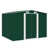 vidaXL aiakuur metallist 257 x 205 x 178 cm roheline