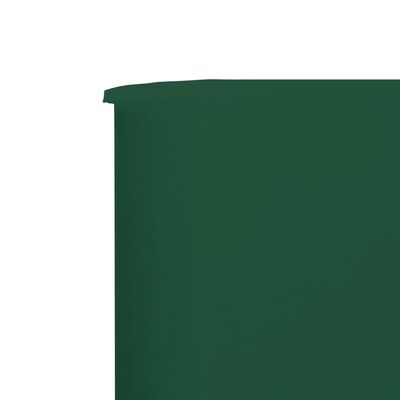 vidaXL tuulekaitse sein 5 paneelist, kangas, 600 x 160 cm roheline